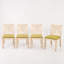 Chaises de salle à manger rembourrées Amando French Country, chaises en bois Boho avec dossier tissé et siège en lin, structure en bois massif-2100773203-2100773214