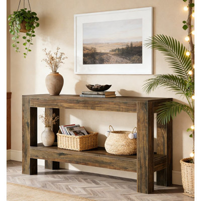 Minimalist Sofa Table Behind Couch For Entryway, Hallway, Living Room, Home Office