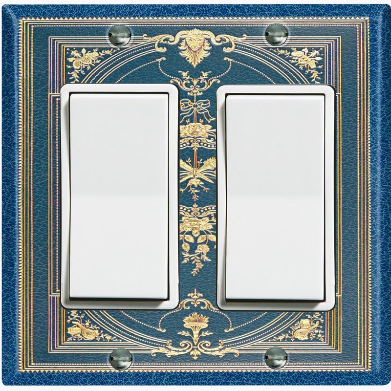 2 - Gang Toggle Light Switch Standard Wall Plate