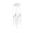 Sinkler 5 lights pendant in chrome