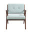 Chaise d'appoint Mid-Century l 30 po avec coussins