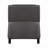 Transitional Gray Push Back Reclining Chair