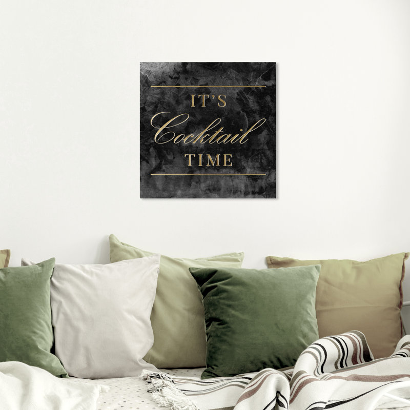 «Cocktail Time», impression sur toile tendue, H 20 po x l 20 po x P 0,8 po
