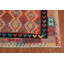 Tapis géométrique en laine réversible 8 x 11