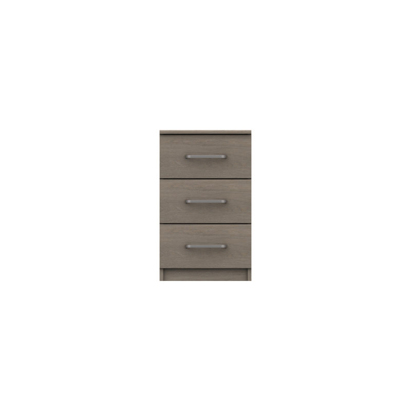 Bushnell 38.3cm W Manufactured Wood Bedside Table, Grey