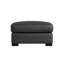 Bernhardt Germain Leather Ottoman