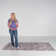 Mittler Oriental Power Loomed Polyester Area Rug in Dark Gray/Beige
