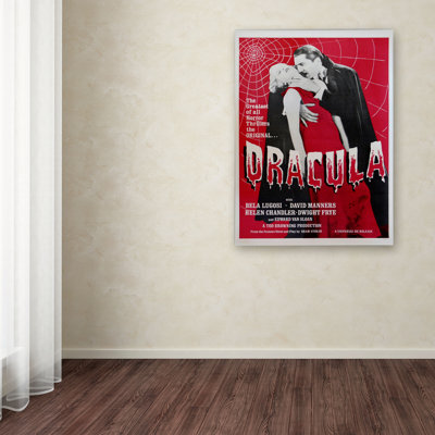 « apple », affiche rétro sur toile tendue dracula