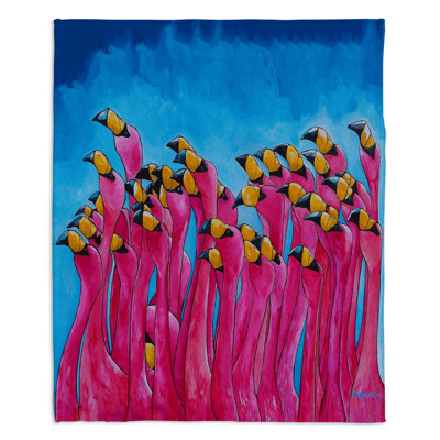 Jeté flamants Peace Peace