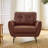 Corvo Faux Leather Armchair-1931408124