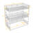 Metal Triple Bunk Bed with Full-Length Guardrails, Quiet Slat Support System-441867843-441867840