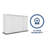 Absco Space Saver 10' W x 2.5' D Metal Galvanized Steel Weather Resistant Garden Storage Shed Surfmist-111668645