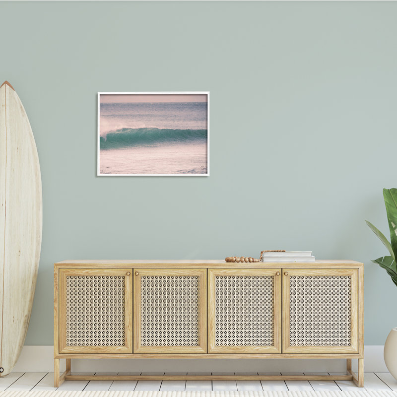 Art mural sur toile tendue surdimensionné, marée tropicale, océan tropical, par Nathan Larson, H 24 po x l 30 po x P 1,5 po