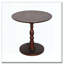 Table ronde 23 po brun noyer