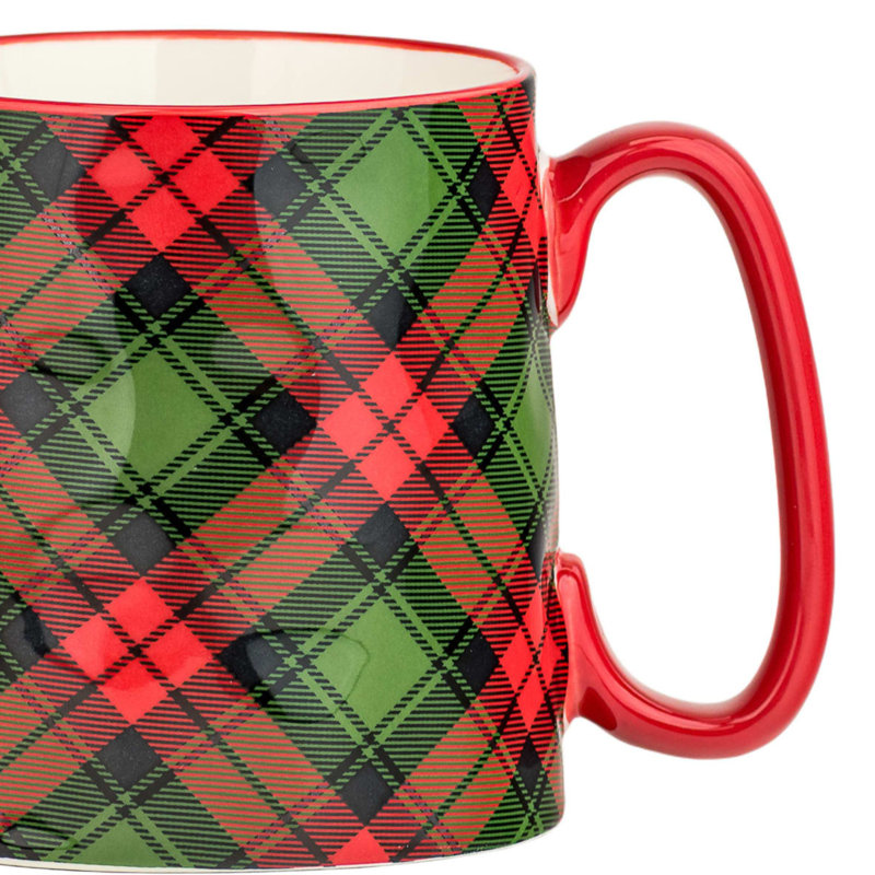 10 grandes tasses de Noël écossaises Street