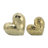 Millsap Ceramic Geometric Heart Sculpture-912568850-874586399