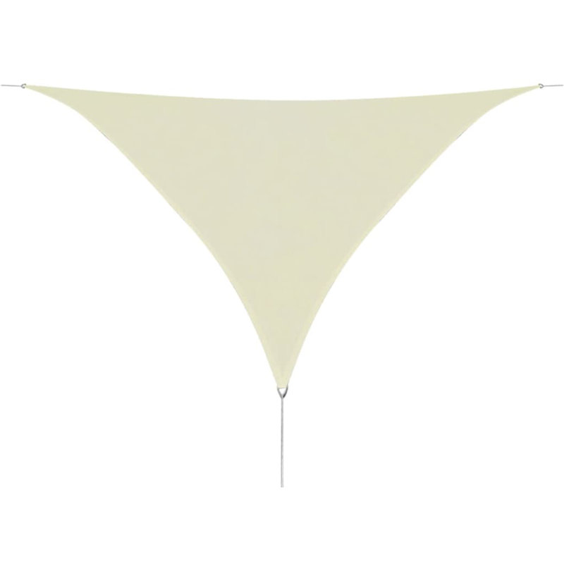 Madill Triangular Shade Sail, Cream, 360cm W x 360cm D