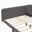 Upholstered Daybed with Headboard and Armrest-116833572-116833578