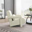 Fauteuil d'appoint en tissu de lin