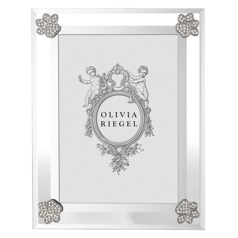 Paw Print Metal Picture Frame, 5" x 7"