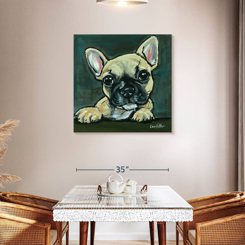 Crowle Frenchie Pup, H 36 po x l 36 po