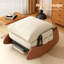 Fauteuil berçant inclinable en velours côtelé XUEGW-1750623353