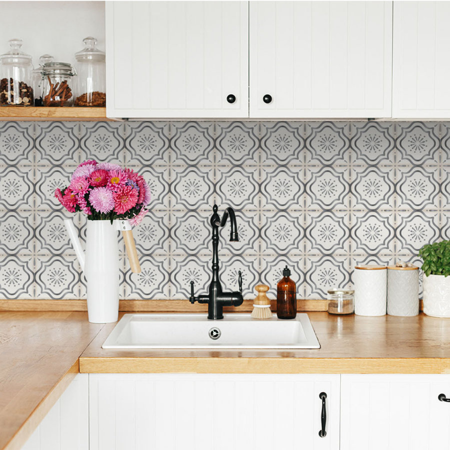 5" x 5" Vinyl Peel & Stick Mosaic Tile