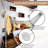 Coat Rack Freestanding, Adjustable Tension Rod Coat Tree with 12 Hooks for Hanging Plant,Coat, Jacket, Hat, Scarf, Suitable for Living Room, Balcony, Kitchen, (White)-643710464