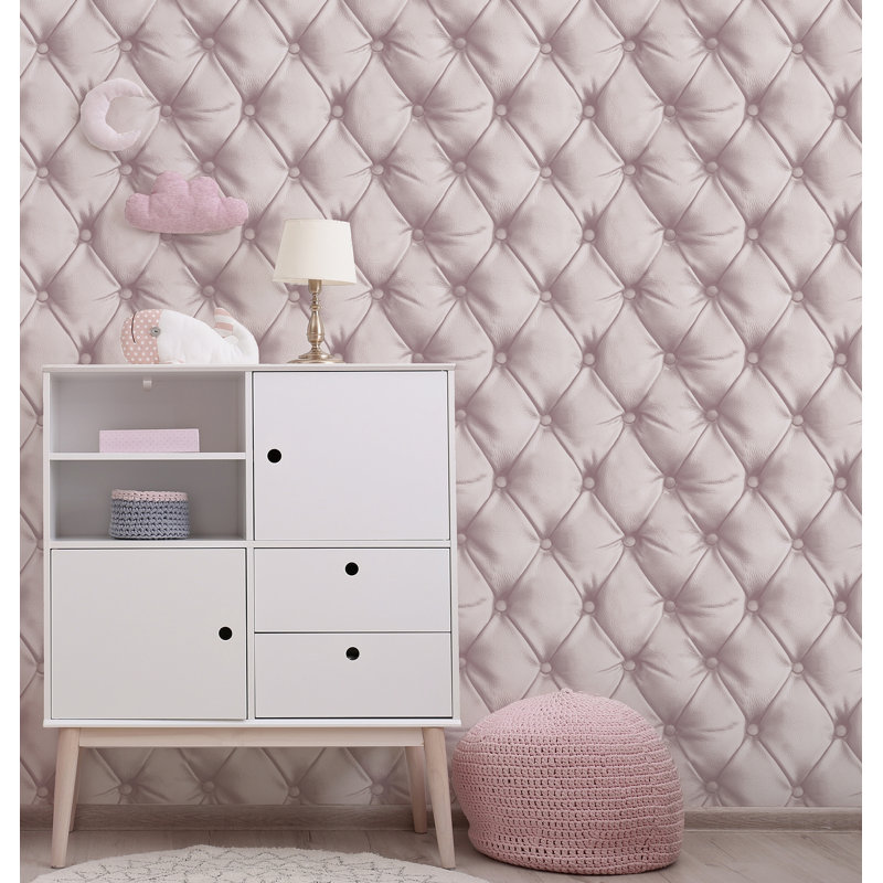 Papier peint Ella, Rose