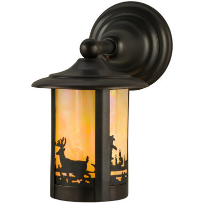 Rustic Lodge 1 - Light Armed Sconce