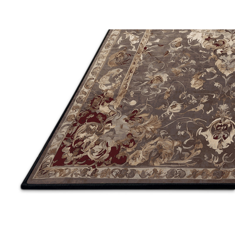 Silky Soft Plush Brown Area Rug, Runner 2' x 5'