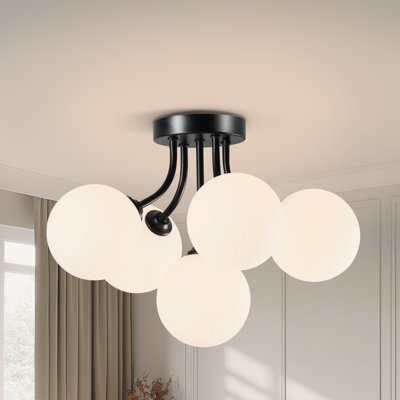 5-light Flush Mount Light Semi Flush Ceiling Light Hallway Light Fixtures