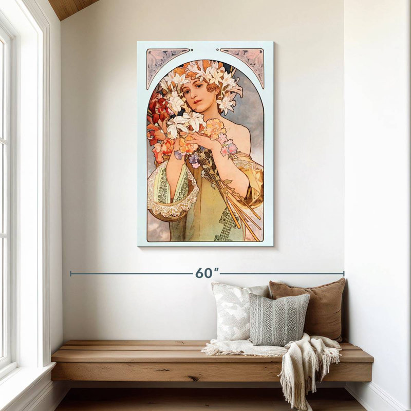 The Flower 1897, 45" H x 30" W