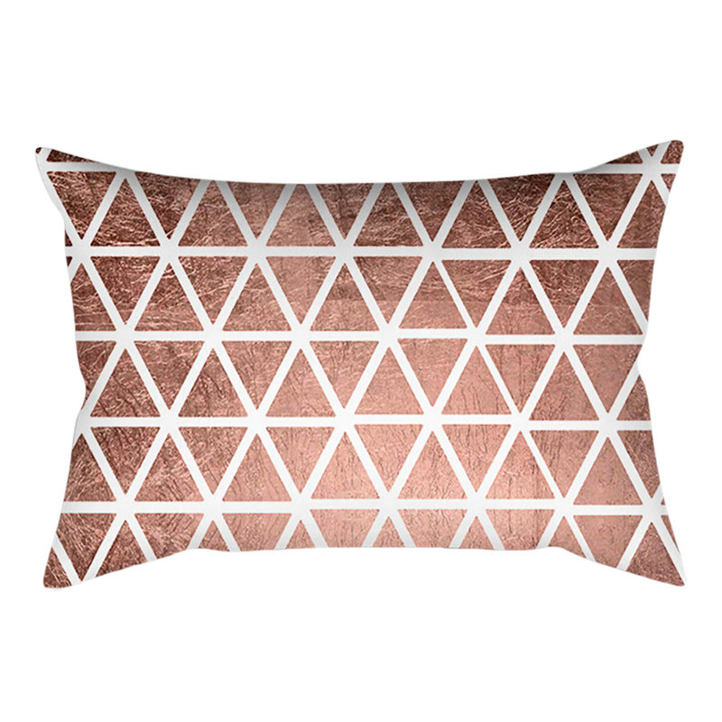 Housse de coussin rose (30cm x 50cm)