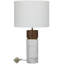 Lampe de table blanche 24,9 "