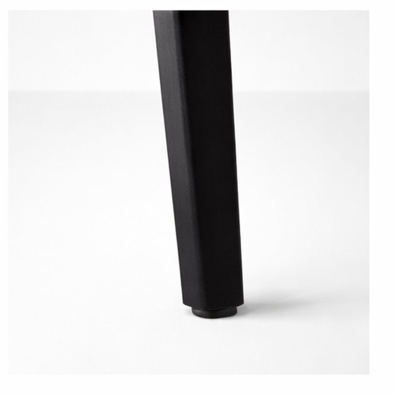 Chaise en plastique Durham, noir, Noir