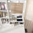 Vanity Table With Mirror & Adjustable LED Lights, Power Outlet, Hairdryer Holder & Stool – Compact Dressing Desk For Small Bedrooms-1896942977