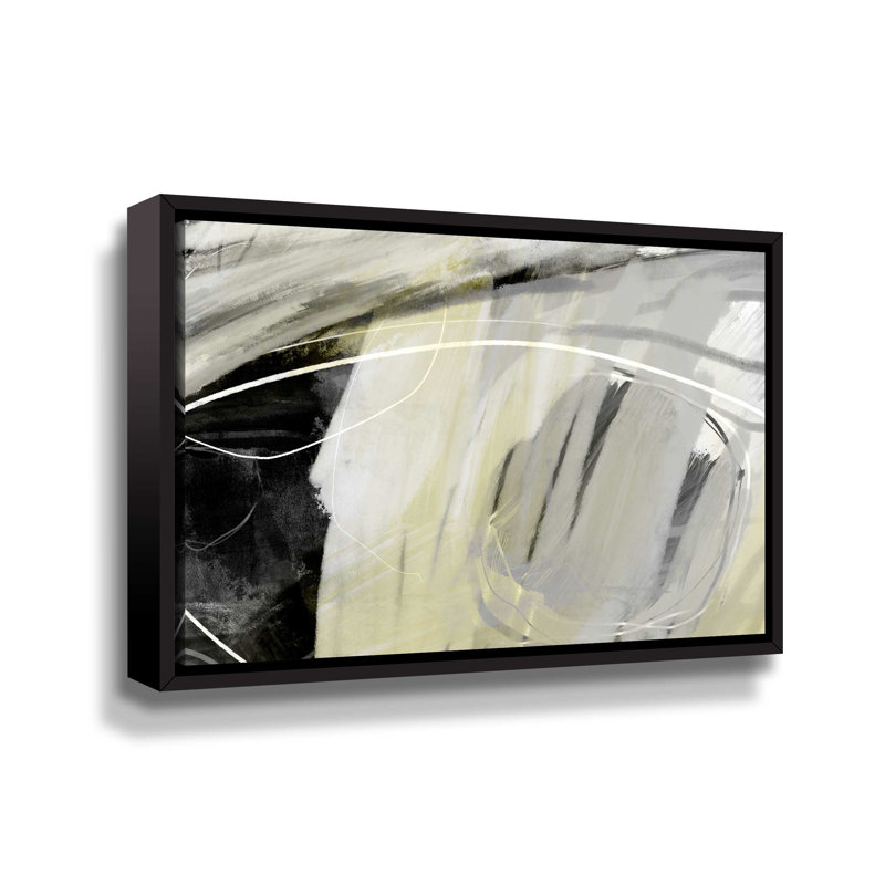 Whisper It " Whisper It ", Black Framed Canvas, 8" H x 12" W x 2" D