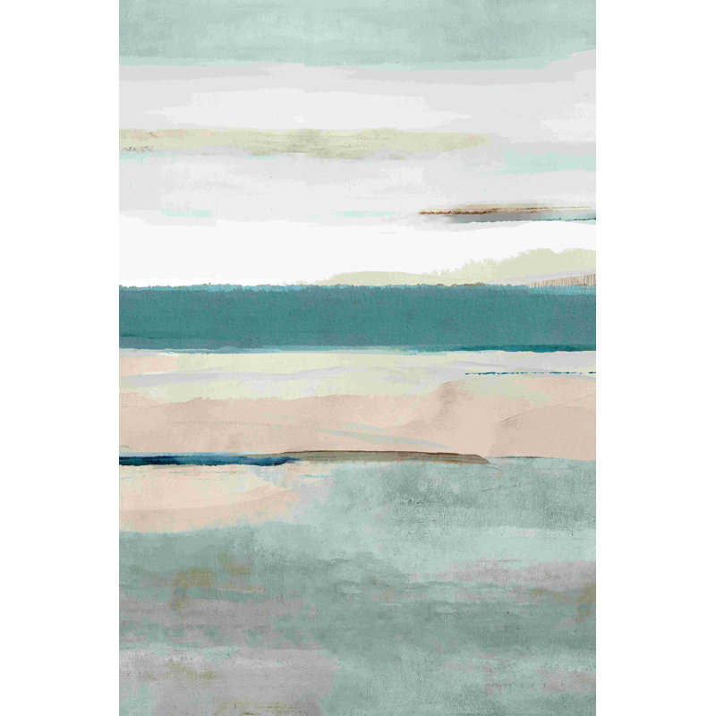 «Allonby II» par Flora Kouta - peinture sur toile tendue, H 18 po x l 12 po x P 1,25 po
