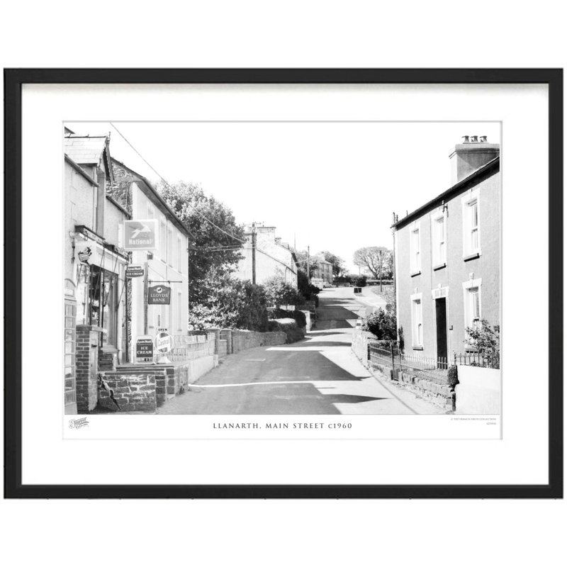 Llanarth, Main Street C1960 1 Piece Single Picture Frame Wall Art, 45cm H x 60cm W x 2.3cm D
