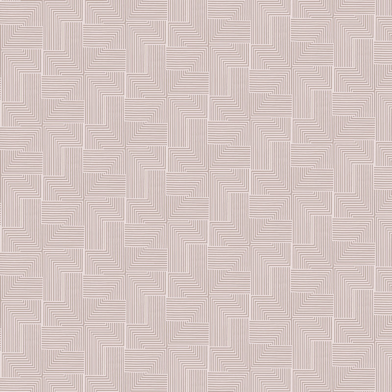 Luxe Labyrinth Wallpaper, Greige