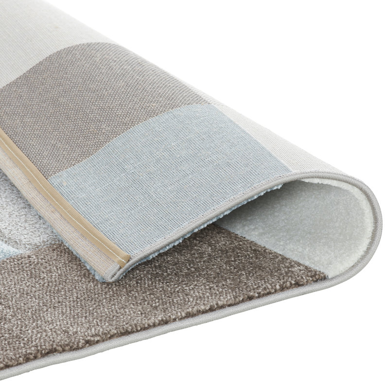 Lozano area rug Machine Woven Rectangle Beige/Blue, Rectangle 160 x 220cm