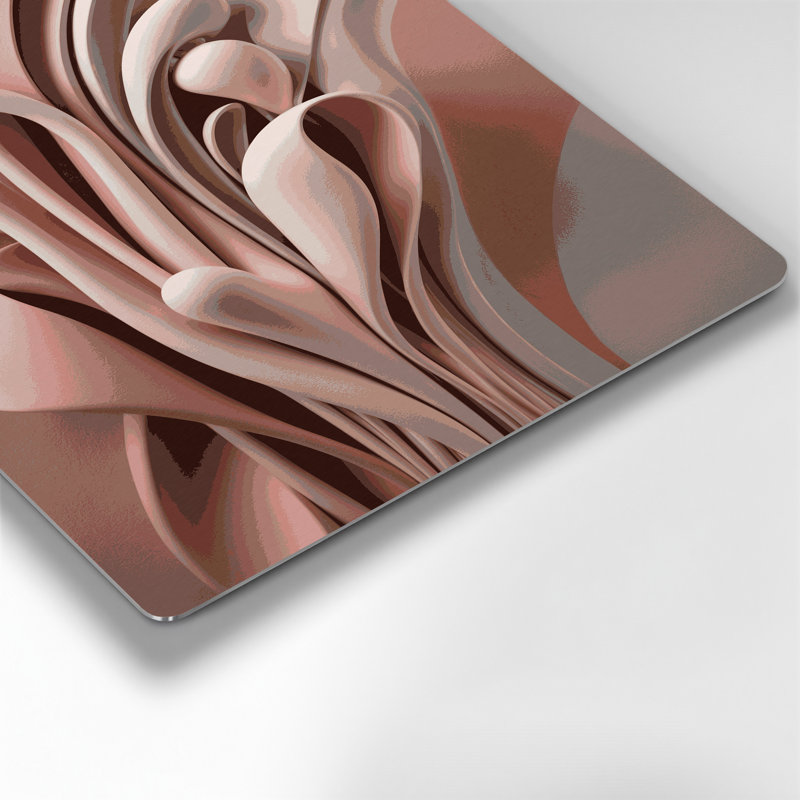 «Biomorphic Abstraction 14», art mural en métal brun