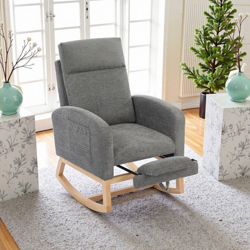 Chaise berçante Accent, Gris