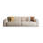 Creamy-white 100% Polyester Modular Sofa cushion Loveseat