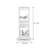 Nut-Brown Modern Solid wood rotating bookshelf
