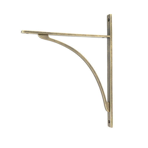 Apperley Shelf Bracket, Polished Chrome, 31.4cm H x 9.8cm W x 2cm D