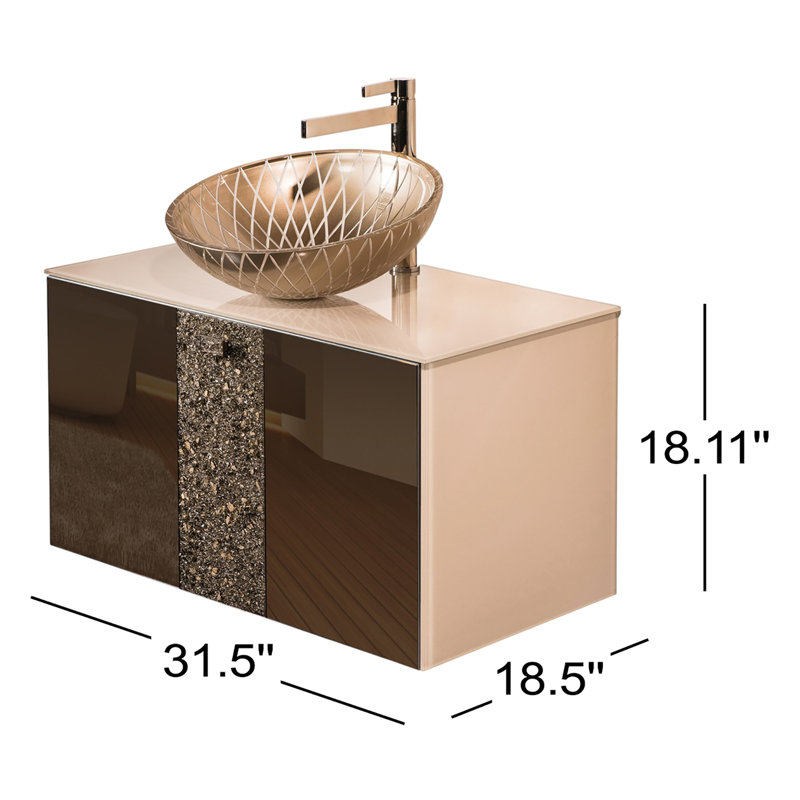 Lucent 31.5'' W Single Vanity