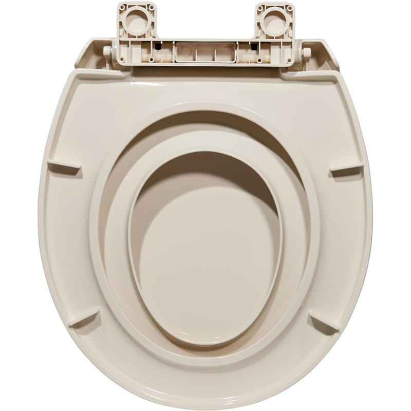 Siège de toilette avec siège de propreté intégré, siège de toilette 2 en 1 pour tout-petits et adultes, fermeture en douceur