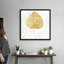 «Bronzed Leaf II», art mural sur toile-699890004-699890000